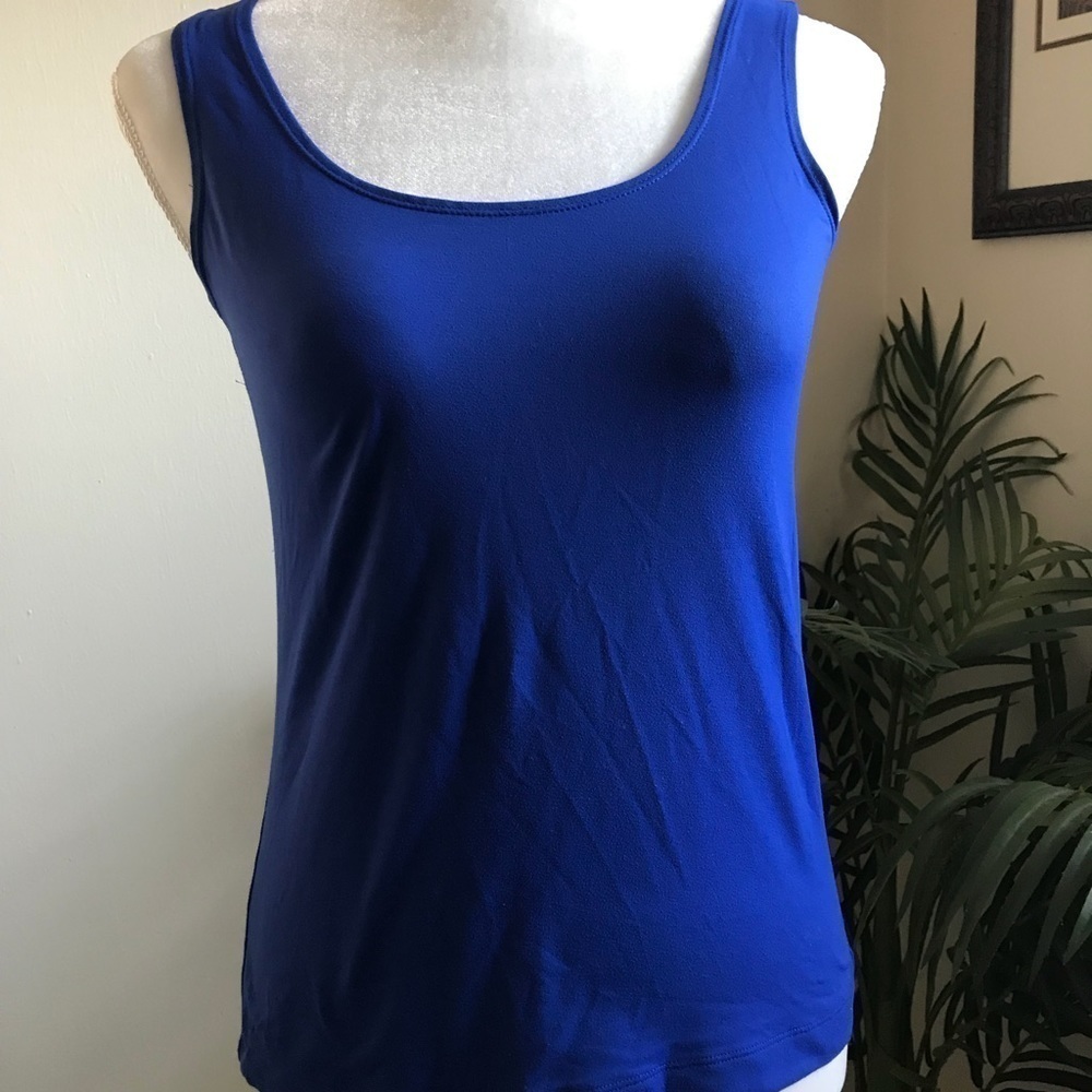 Chico’s Blue Stretch Tank 0 /S